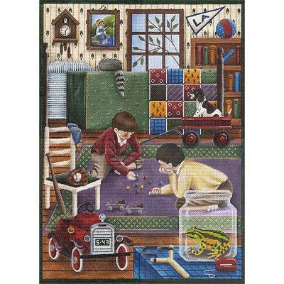 Rebecca Wood Designs Carefree days Needlepoint Canvas