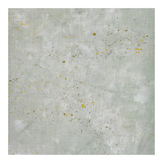 46 ct Linen Cross Stitch Fabric by Fiberlicious - Ethereal Gold Dusted