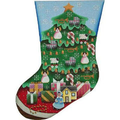 Rebecca Wood Designs Doll Tree Needlepoint Canvas