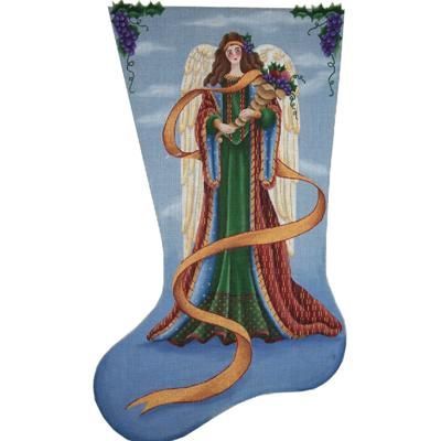 Rebecca Wood Designs Angel of Bounty 13M Needlepoint Canvas