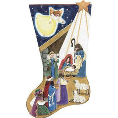 Rebecca Wood Designs Nativity Needlepoint Canvas