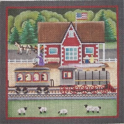 Rebecca Wood Designs First Stop 18M Needlepoint Canvas