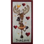 Rebecca Wood Designs February Moose Needlepoint Canvas