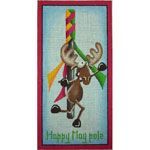Rebecca Wood Designs May Moose Needlepoint Canvas