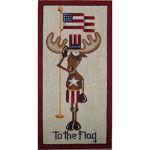 Rebecca Wood Designs July Moose Needlepoint Canvas