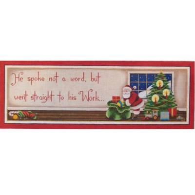 Rebecca Wood Designs Straight to Work Needlepoint Canvas