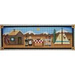 Rebecca Wood Designs Thanksgiving Pane Needlepoint Canvas