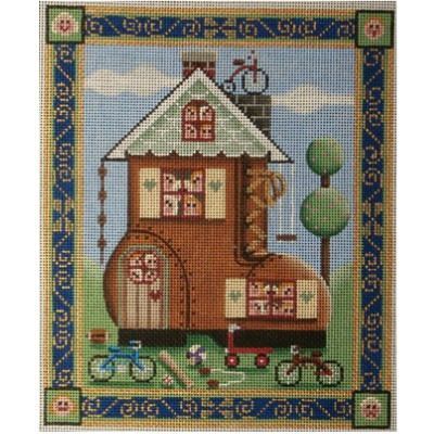 Rebecca Wood Designs House of Sole Needlepoint Canvas