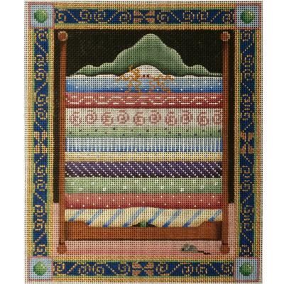 Rebecca Wood Designs Princess & the Pea Needlepoint Canvas