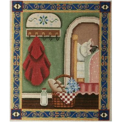 Rebecca Wood Designs Red Riding Hood Needlepoint Canvas