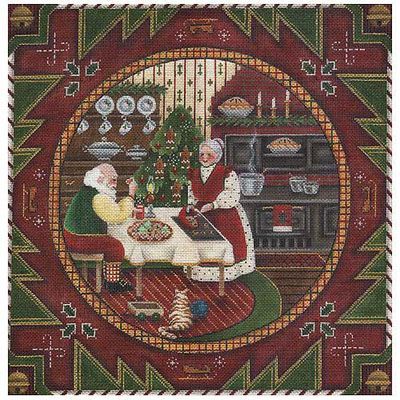 Rebecca Wood Designs Christmas Cookies Needlepoint Canvas