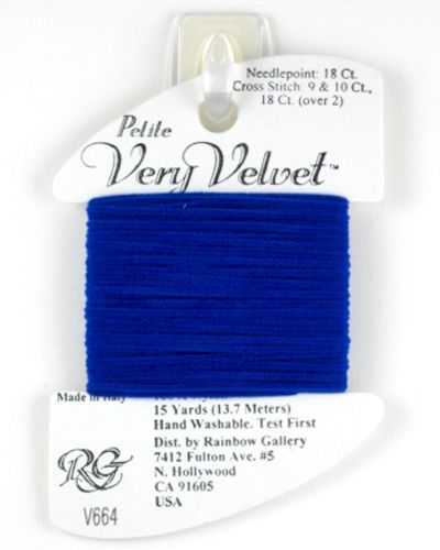 Rainbow Gallery Petite Very Velvet - 664 Indigo Blue