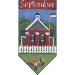 Rebecca Wood Designs September Banner Needlepoint Canvas