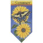 Rebecca Wood Designs Summer Banner Needlepoint Canvas