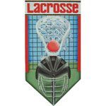Rebecca Wood Designs Lacrosse Banner Needlepoint Canvas