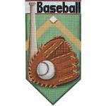 Rebecca Wood Designs Basketball Banner Needlepoint Canvas