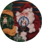 Rebecca Wood Designs Christmas Ball Needlepoint Canvas