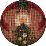Rebecca Wood Designs Angel Tree 4" Needlepoint Canvas