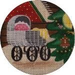 Rebecca Wood Designs Baby Carriage Needlepoint Canvas