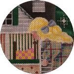 Rebecca Wood Designs Doll House Needlepoint Canvas