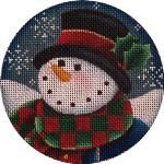 Rebecca Wood Designs Father Snowman Needlepoint Canvas