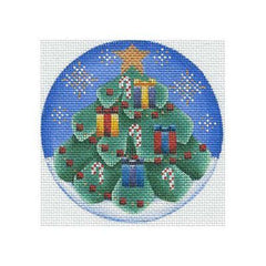 Rebecca Wood Designs Tree Presents Needlepoint Canvas