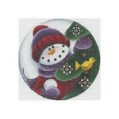 Rebecca Wood Designs Snow ball Needlepoint Canvas