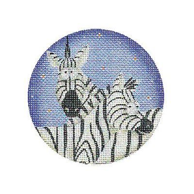 Rebecca Wood Designs Zebra Needlepoint Canvas
