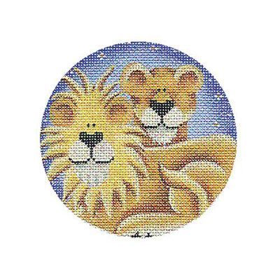 Rebecca Wood Designs Lion Needlepoint Canvas