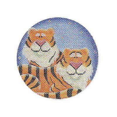 Rebecca Wood Designs Tiger Needlepoint Canvas