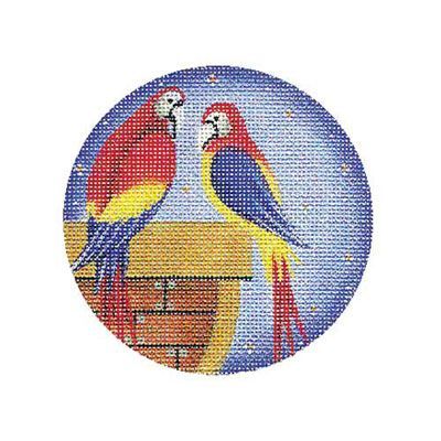 Rebecca Wood Designs Parrot Needlepoint Canvas