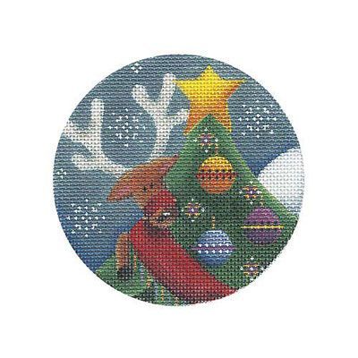 Rebecca Wood Designs On the tree Needlepoint Canvas