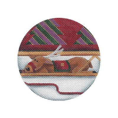 Rebecca Wood Designs Under the Sleigh Needlepoint Canvas