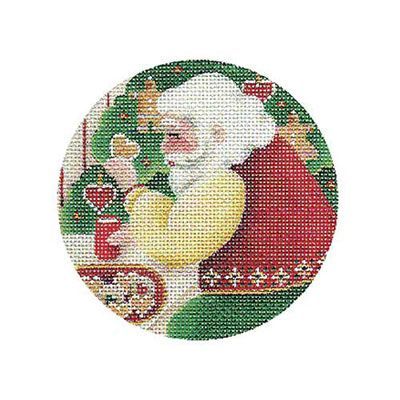 Rebecca Wood Designs Santa Treats Needlepoint Canvas