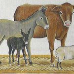Rebecca Wood Designs Animals Needlepoint Canvas