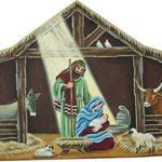 Rebecca Wood Designs Nativity Manger Needlepoint Canvas - 13M