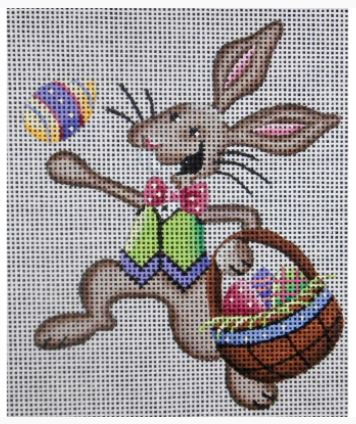 Rebecca Wood Designs Peter Rabbit Easter Egg Needlepoint Canvas