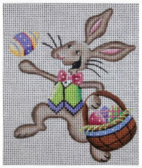 Rebecca Wood Designs Peter Rabbit Easter Egg Needlepoint Canvas
