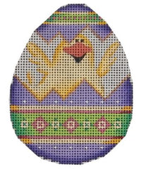 Rebecca Wood Designs Peek A Boo Easter Egg Needlepoint Canvas