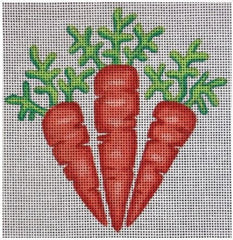 Rebecca Wood Designs Bunny Carrots Needlepoint Canvas