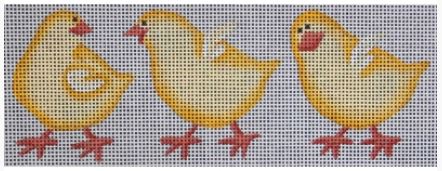 Rebecca Wood Designs Easter Chicks Needlepoint Canvas