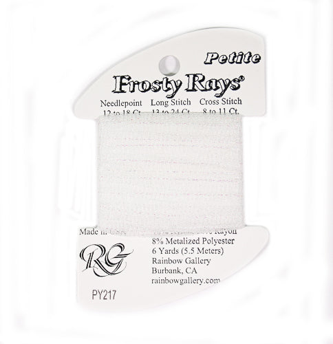 Rainbow Gallery Petite Frosty Rays - 217 White Pearl Ice