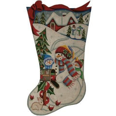 Rebecca Wood Designs Christmas cards 18M Needlepoint Canvas