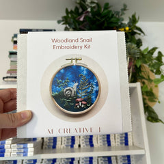 M Creative J Woodland Snail Embroidery Kit