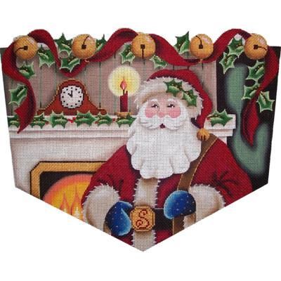 Rebecca Wood Designs Elegant Santa Cuff 18M Needlepoint Canvas