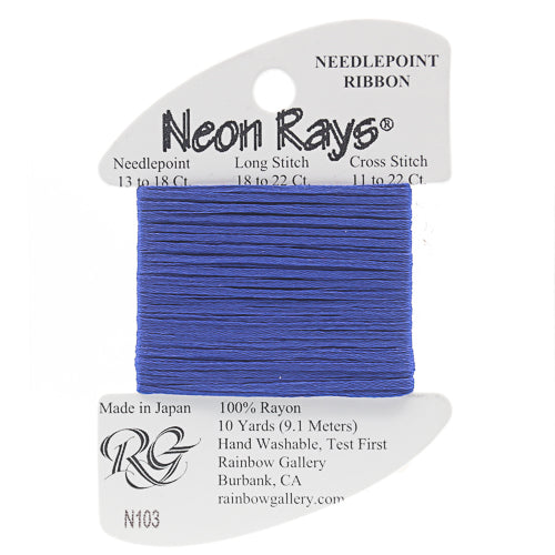 Rainbow Gallery Neon Rays - 103 Indigo Blue