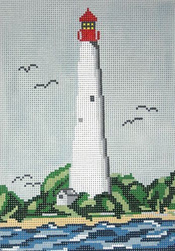 Needle Crossings Cape May Light House Needlepoint Canvas - 13m