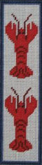 J. Child Designs Lobster Bookmark Needlepoint Canvas