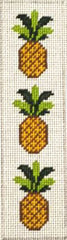 J. Child Designs Pineapples Bookmark Needlepoint Canvas