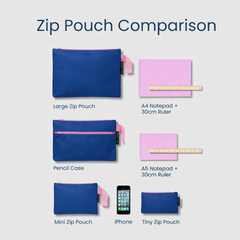 Project Ten Double Zip Project Bag – Toile